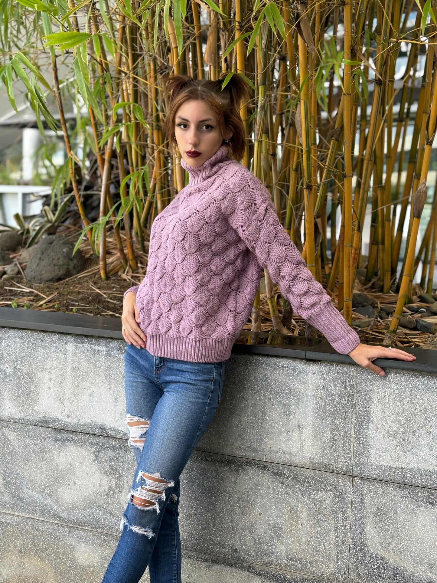 Lavender Haze - Turtleneck Sweater