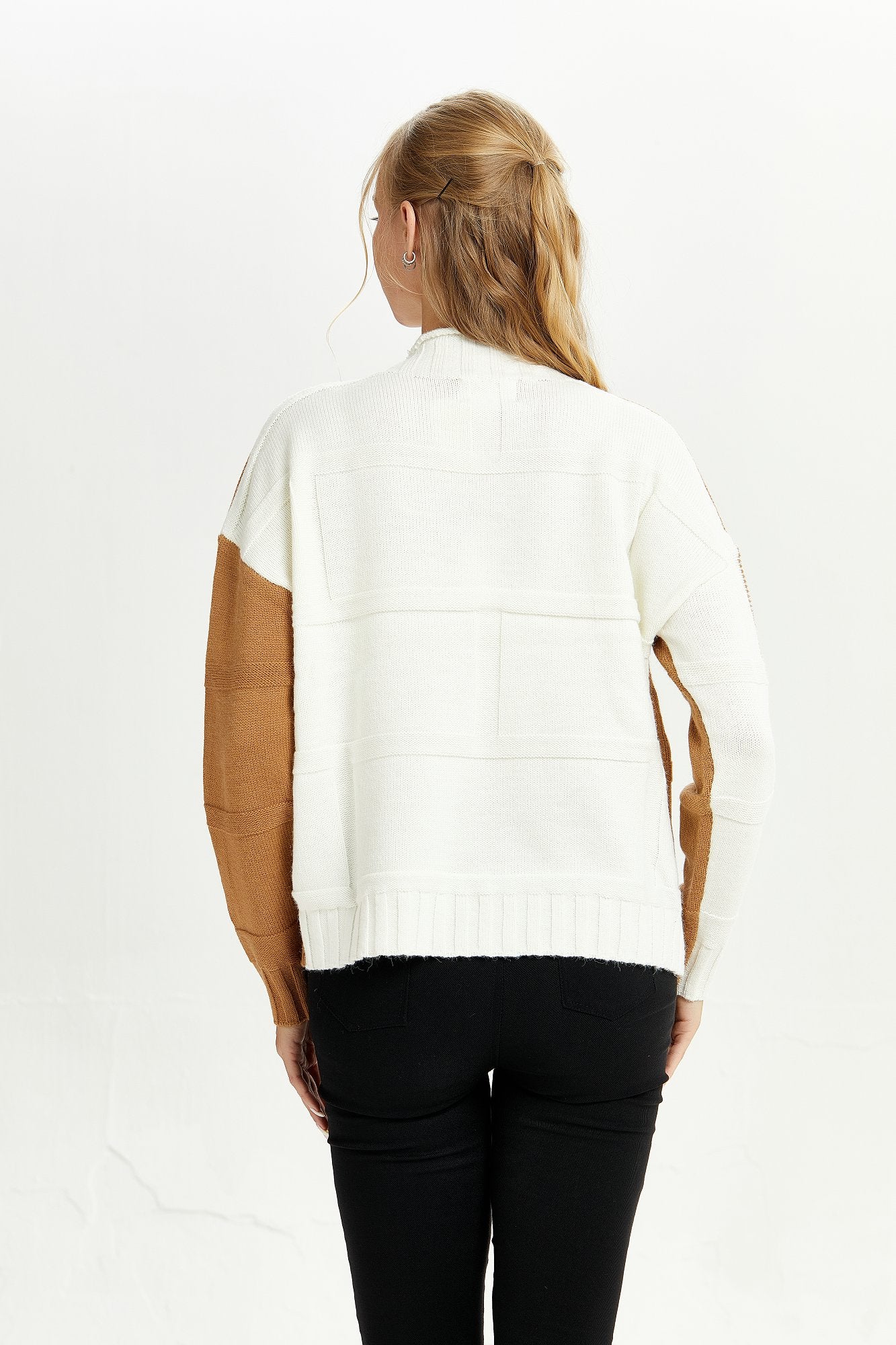 Two-Tone Textural - Luxury Sweater