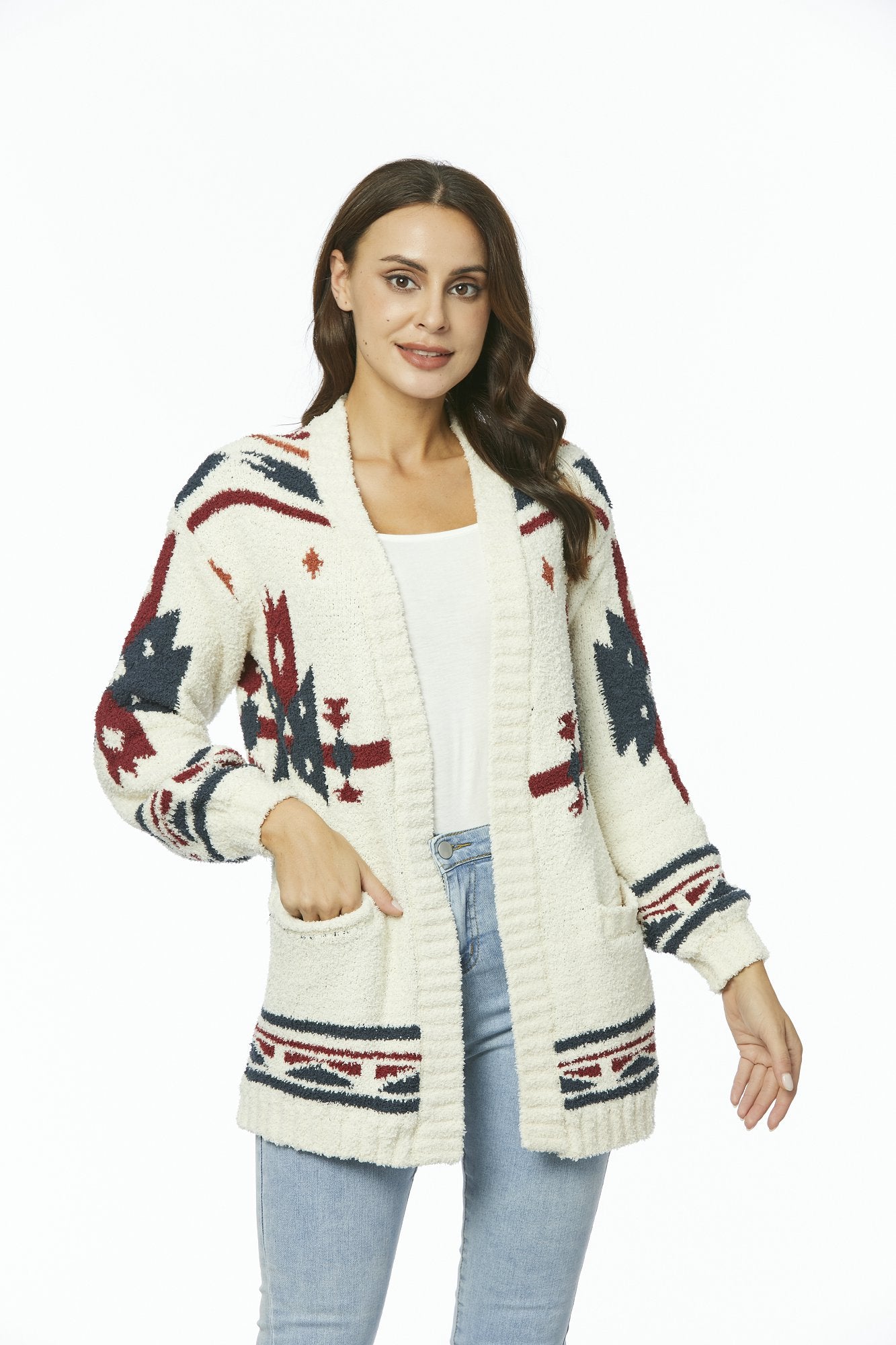 Alpine Chic - Sherpa Cardigan