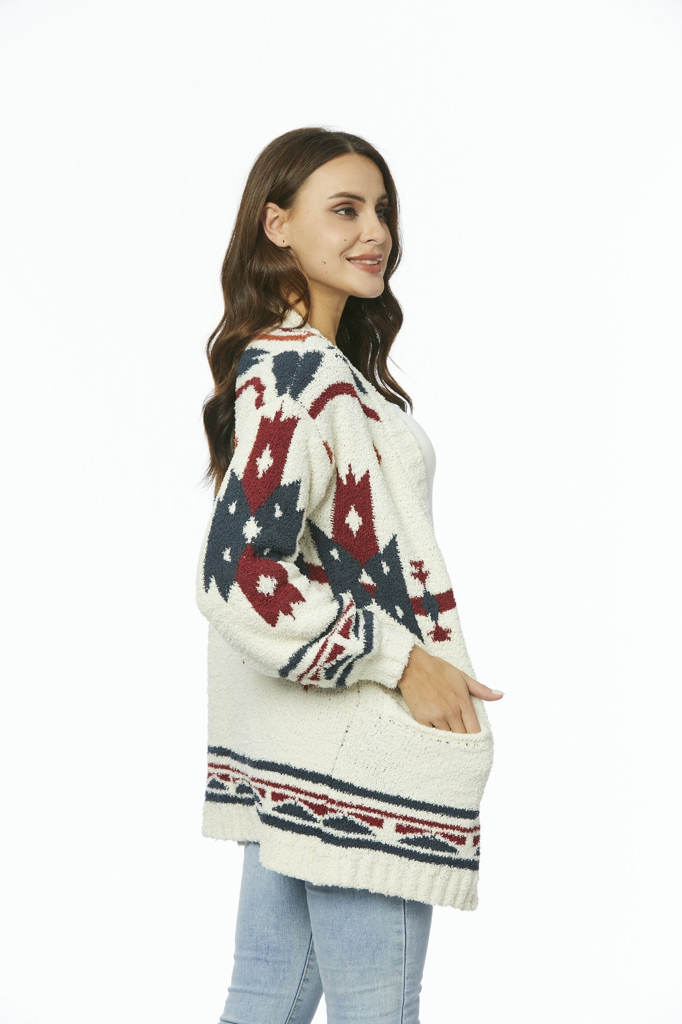 Alpine Chic - Sherpa Cardigan