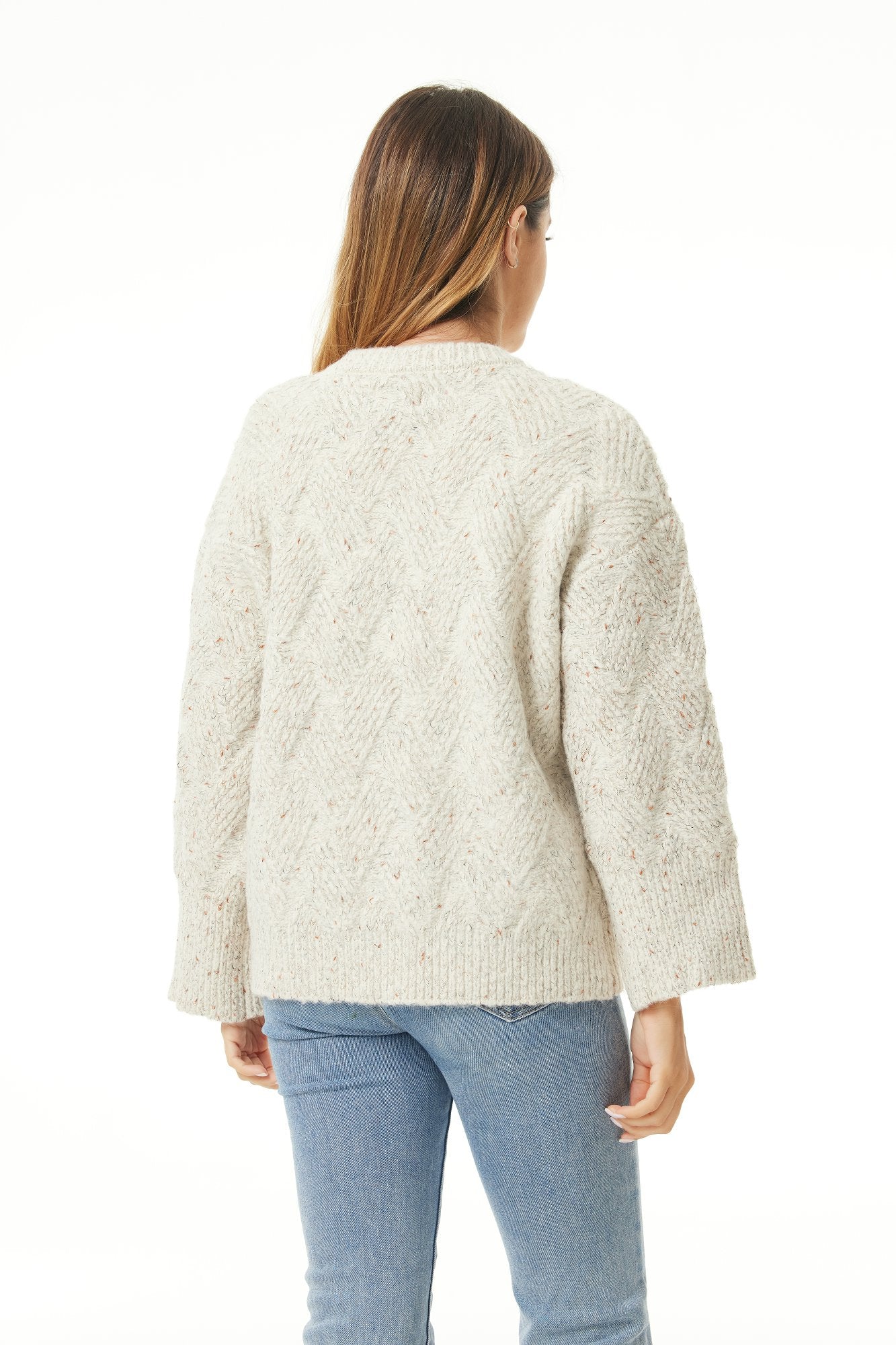 Ivory Fleece - Crewneck Sweater