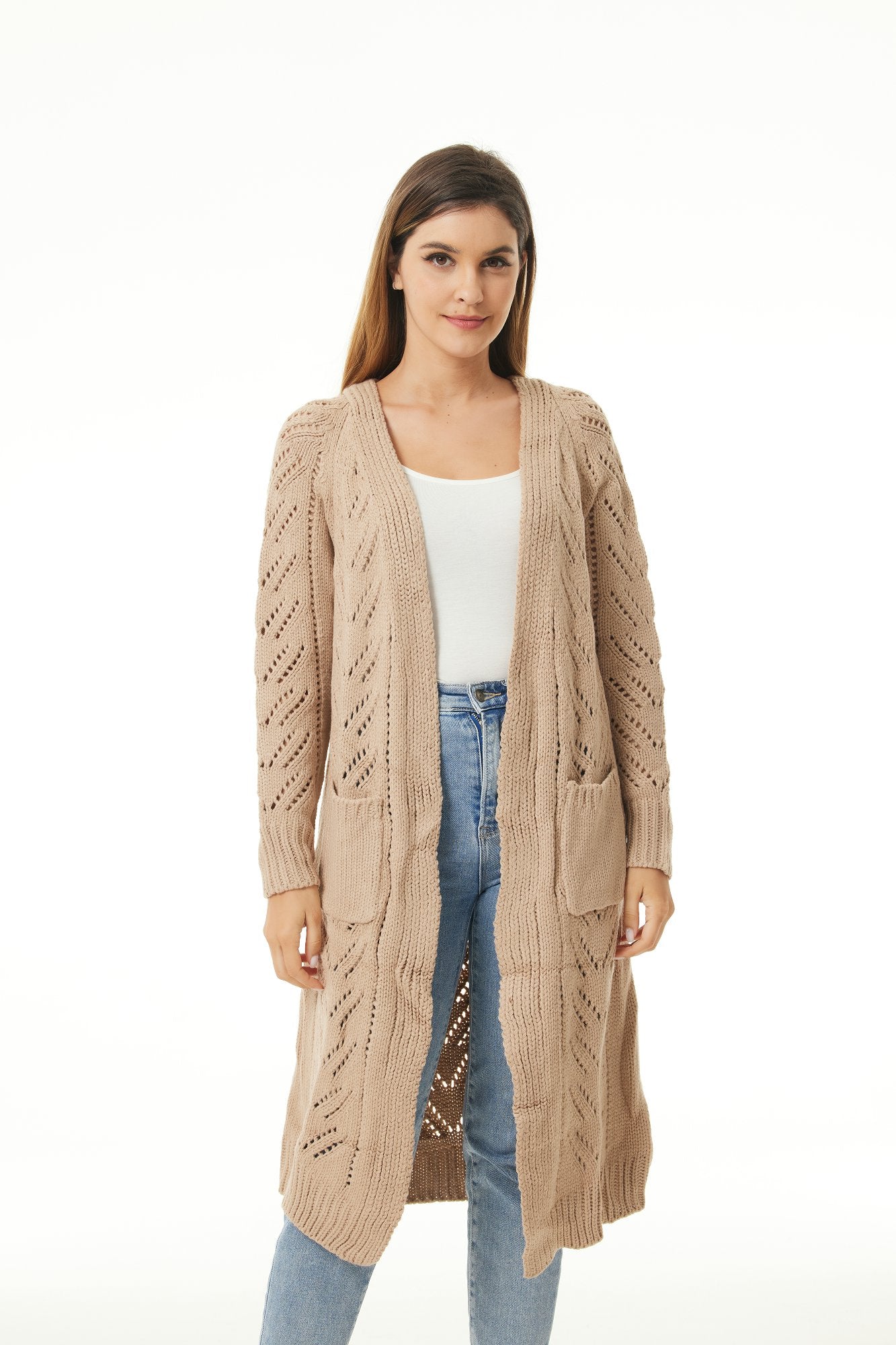 Elegant Drift - Longline Cardigan