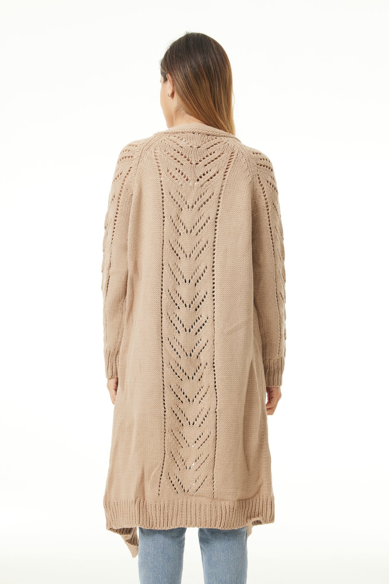 Elegant Drift - Longline Cardigan