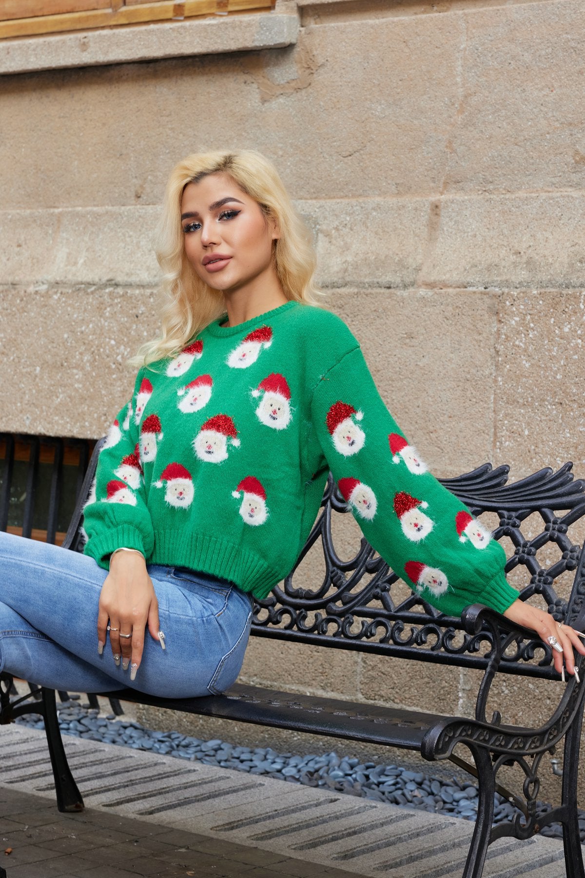 Festive Holly - Knit Sweater