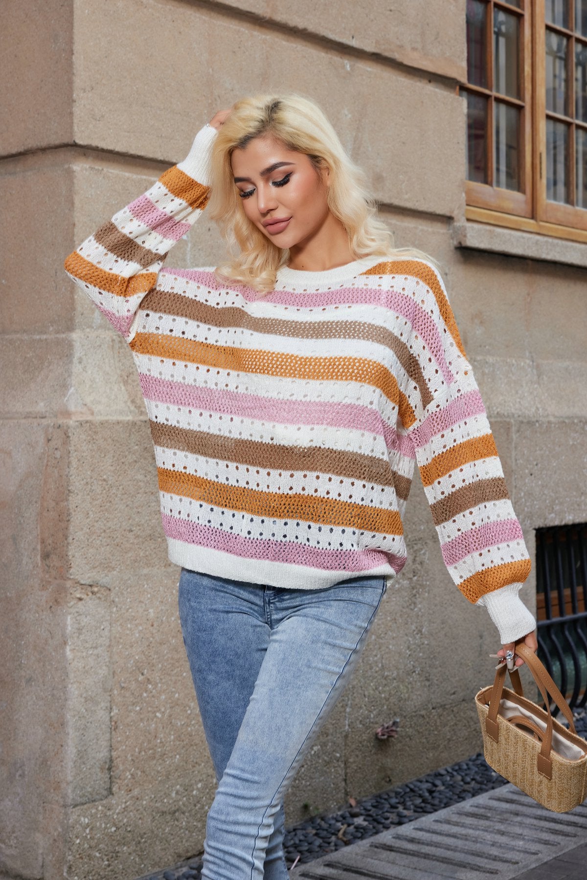 Sundae Stripes - Knit Sweater