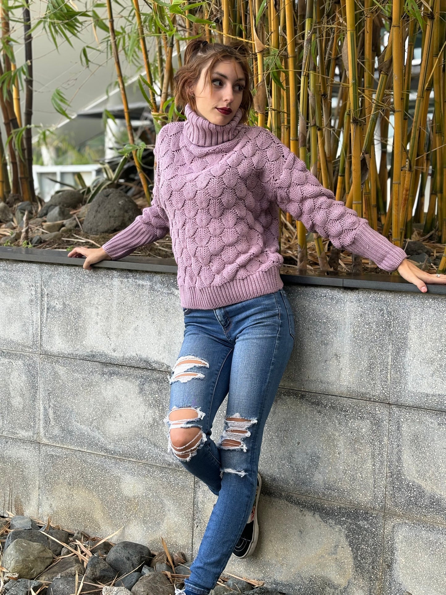 Lavender Haze - Turtleneck Sweater