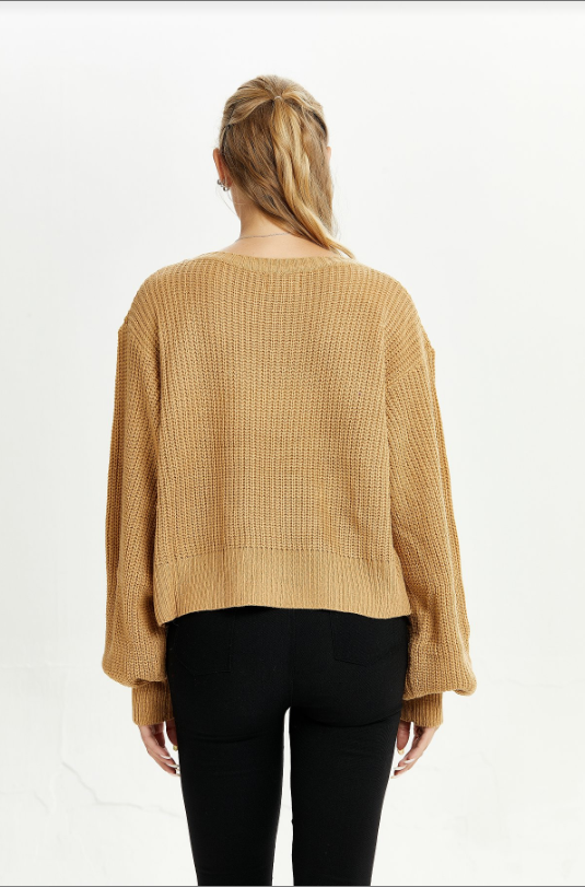 Golden Hour - Luxe Knit Sweater