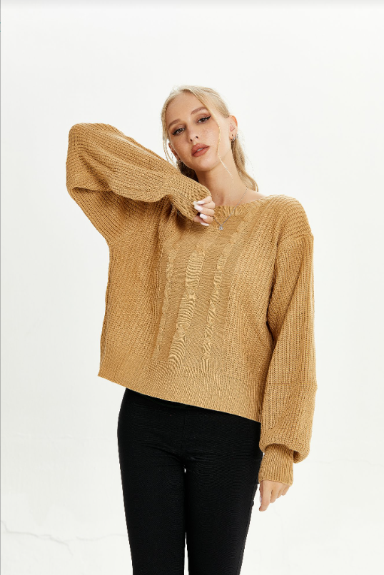 Golden Hour - Luxe Knit Sweater