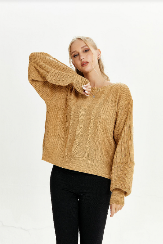 Golden Hour - Luxe Knit Sweater
