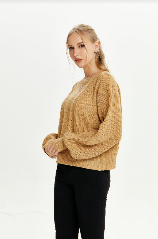 Golden Hour - Luxe Knit Sweater